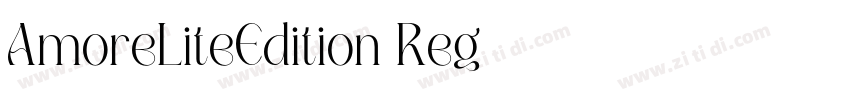 AmoreLiteEdition Reg字体转换